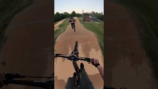 Dirtjumper amp Downhill MTB on a Bmx Track 😳 bmxracing music mtb graudebike [upl. by Naesar]