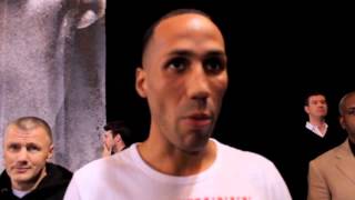 JAMES DEGALE   THIS IS HISTORY MAKE SURE YOU DONT MISS A THING  WEIGH INTERVIEW FROCH v GROVES 2 [upl. by Anirtac]