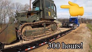 Trucking an IH Dresser Dressta 175c track loader back to the shop CCEQUIPMENT barn find [upl. by Liamsi]