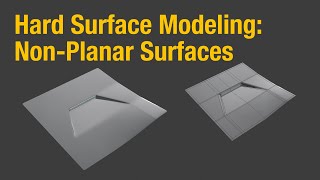 Hard Surface Modeling Nonplanar Surfaces [upl. by Anairad314]