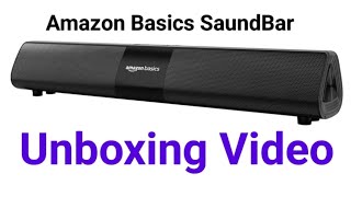 Amazon Basics 16W Bluetooth Soundbar Speaker with 2000mAh Battery  BT v53 [upl. by Telrahc]