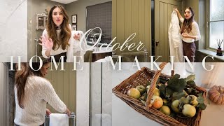 OCTOBER HOME MAKING  HOME REFRESH ORGANISATION amp STYLE TIPS  Lydia Elise Millen [upl. by Byrann]