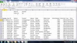 Excel 2010 INDEX and MATCH functions nested [upl. by Kreager]