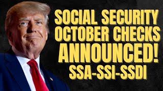 Social Security October Payments COMING SOON SSA SSI SSDI October Payment Schedule [upl. by Eleonore]