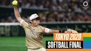 Japan 🇯🇵 vs USA 🇺🇸  Softball Gold Medal Match 🥇  Tokyo Replays [upl. by Normac]