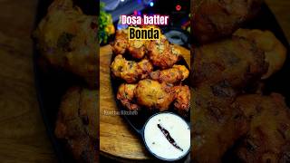 மிச்சமான தோசை மாவுல போண்டா 🤩 Dosa batter Bonda  Evening snacks recipe shorts snacks snack [upl. by Aleemaj831]