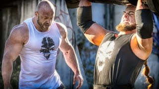 Bodybuilder VS Strongman  STRENGTH WARS 2k15 6 [upl. by Awjan149]