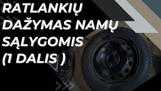 Ratlankių Dažymas Namų Sąlygomis Pasidaryk Pats 1 dalis  Painting Wheels in your Home DIY part 1 [upl. by Ferro]