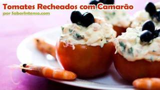 Tomates Recheados com Camarão [upl. by Royo20]