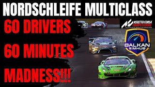 LIVE Green Hell Multiclass  60 Drivers  Assetto Corsa Competizione  Balkan SimHub [upl. by Eiramanitsirhc]