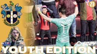 SLUGGING IT OUT  EA FC 24 CAREER MODE  YOUTH ACADEMY  SUTTON UNITED  EP23 [upl. by Malchy]