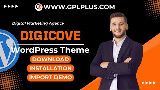 Digicove  Digital Marketing Agency WordPress Theme  Download  Installation amp Import Demo [upl. by Citron]