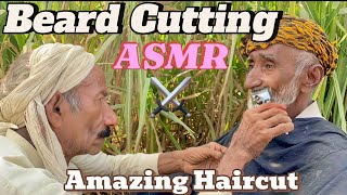 ASMR Fast Hair Cutting ✂️ with barber is old [upl. by Joel]