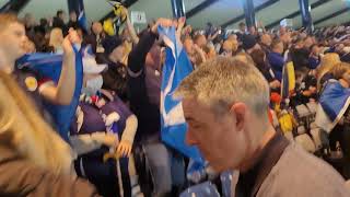 Hampden rocking to Freed from desire at the final whistle Scotland 32 Israel [upl. by Baggs]