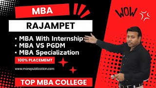 TOP MBA COLLEGE IN RAJAMPET  BEST MBA COLLEGE IN RAJAMPET 2025  ADMISSION  FEE [upl. by Uohk]