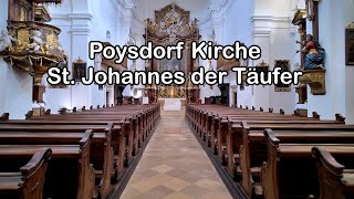 Poysdorf die Kirche St Johannes der Täufer im Weinviertel in Niederösterreich weinviertel [upl. by Nnyledam]