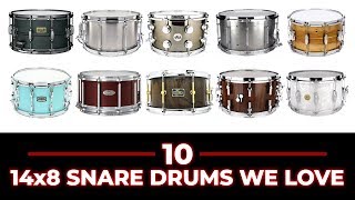 Ten 14x8 Snare Drums Compared  Which is Best For You [upl. by Teerprah404]