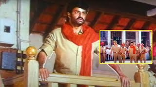 Balakrishna Blockbuster Movie Jail Scene  Balakrishna Entry Scene  TeluguVideoZ [upl. by Dorelle]