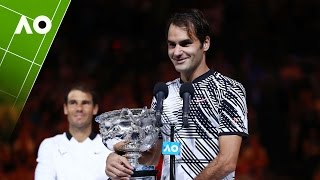 Your 2017 Champion Roger Federer  Australian Open 2017 [upl. by Moffat]