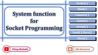 Socket Programming functions  TCP Socket Programing functions  UDP Socket Programing functions [upl. by Darrill]