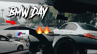 R55 MINI CRUISING WITH THE BIMMER SQUAD IN LOS ANGELES LOUD CHECK IT OUT [upl. by Nyleuqaj]