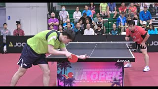 2023 LA Open Table Tennis Tournament SF  Wang Zhen Eugene vs Ma Jinbao 4K 60fps [upl. by Yggam]