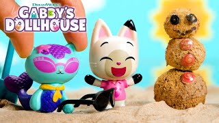 Lets Build a SANDMAN Gabbys Tropical Winter Cruise  GABBYS DOLLHOUSE TOY PLAY ADVENTURES [upl. by Dewhurst207]