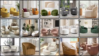 Modern and stylish swivel chairs  Living room swivel chairs  Living room furniture [upl. by Auhs]