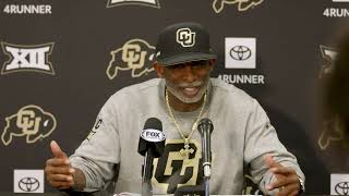 Colorado Football vs UCF Coach Prime Postgame Press Conference [upl. by Rik]