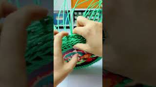 HOW TO WEAVE BASKET WITH RATTAN AND BASE diy handmade craft [upl. by Angelica]