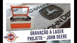 GRAVAÇÃO A LASER  PROJETO JOHN DEERE  PRECISION MAIS [upl. by Margery]