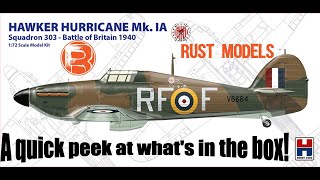 Hobby 2000  Hawker Hurricane Mk IA  A quick peek at whats in the box [upl. by Groves689]