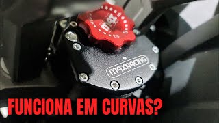 AMORTECEDOR DE DIREÇÃO ajuda a fazer CURVAS Teste prático  TRACER 900 GT [upl. by Mayhew867]