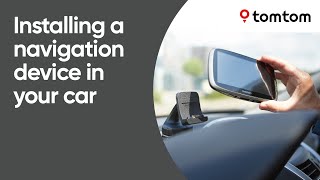 Installing your navigation device in your car [upl. by Egnalos]