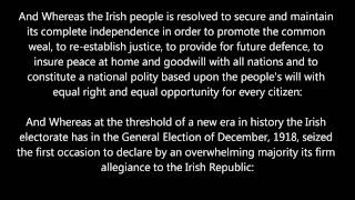 Irish Declaration of Independence [upl. by Devona]