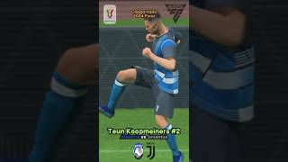 TEUN KOOPMEINERS SCORES AGAIN Atalanta vs Juventus  Coppa Italia Final 2024 [upl. by Adnaerb83]