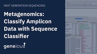 Metagenomics Using the Sequence Classifier in Geneious Prime [upl. by Stieglitz]