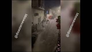 flooding in Ischia Italy [upl. by Knitter926]