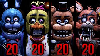 COMPLETE LA CUSTOM NIGHT 20202020 DEL NUEVO FNAF PLUS [upl. by Carper825]