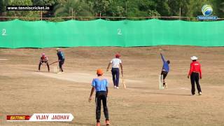 Vijay Jadhav Batting Tennis Ball Cricket Tournament 2016 Vikramgad [upl. by Murdocca]