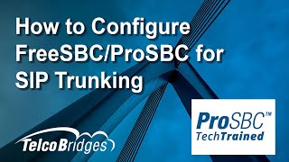 How to Configure FreeSBCProSBC for SIP Trunking [upl. by Goldarina34]