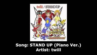 Digimon twill  STAND UP Piano Ver [upl. by Llekram]