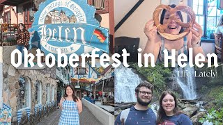 Oktoberfest in Helen GA vlog  Life Lately [upl. by Eilyr]