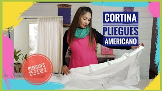 Cómo realizar pliegues de cortina americano [upl. by O'Meara904]