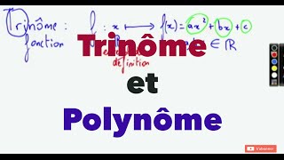 Trinôme et Polynôme [upl. by Atillertse]