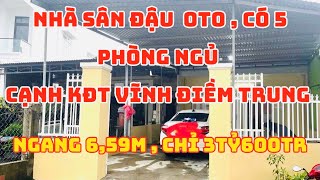 Nhà 2 Tầng 5 phòng ngủ Cạnh Khu ĐT Vĩnh Điềm Trung Ngang 659m  Chỉ 3tỷ600tr [upl. by Ayo955]