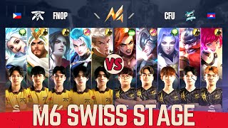 FNATIC ONIC PH VS CFU GAMING  M6 2024 SWISS STAGE SECOND ROUND [upl. by Aja]