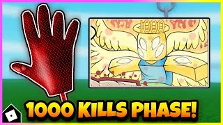 How to get 1000 Phase KILLSTREAK  SHOWCASE in SLAP BATTLES Apostle of Judgement Badge ROBLOX [upl. by Arihaz]