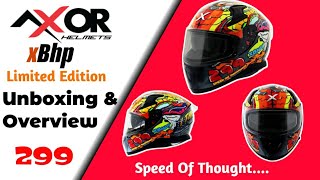 Axor Xbhp Limited Edition Helmet Unboxing And Overview in malayalam  Why this is so special [upl. by Ilat]