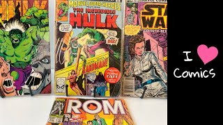 My Almost Coverless Comics  Marvel Collection ft Hulk ROM amp Star Wars  I just love comics [upl. by Yaner]